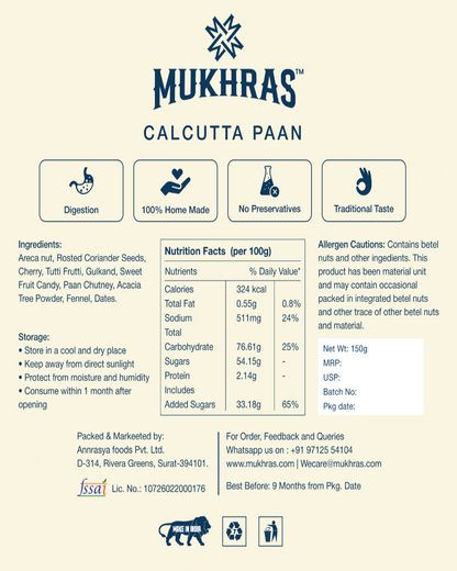 Royal Calcutta Paan Mukhwas