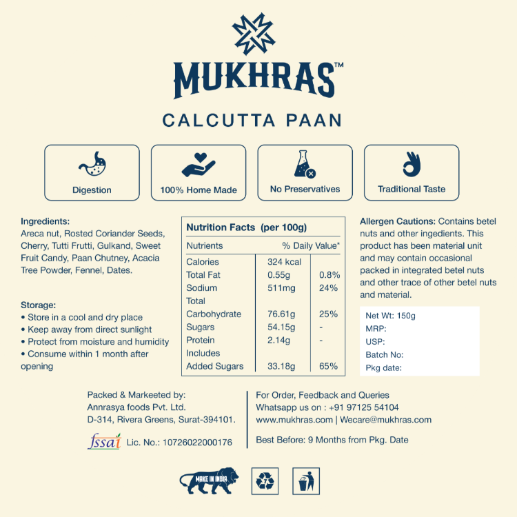 Rakhi Special Gift Pack – Calcutta Paan Mukhwas